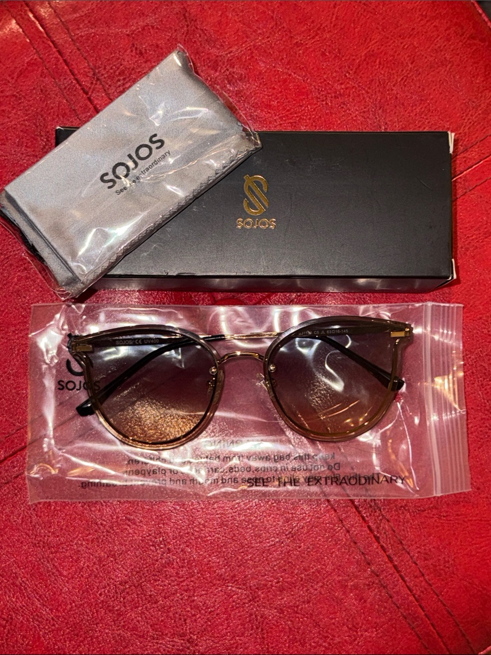 Sojos Classic Round Sunglasses